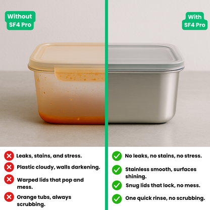 SF4 PRO | Leak-Proof Steel Set of 3