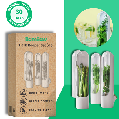 Herb Keeper Set of 3 – Freshness Every Day