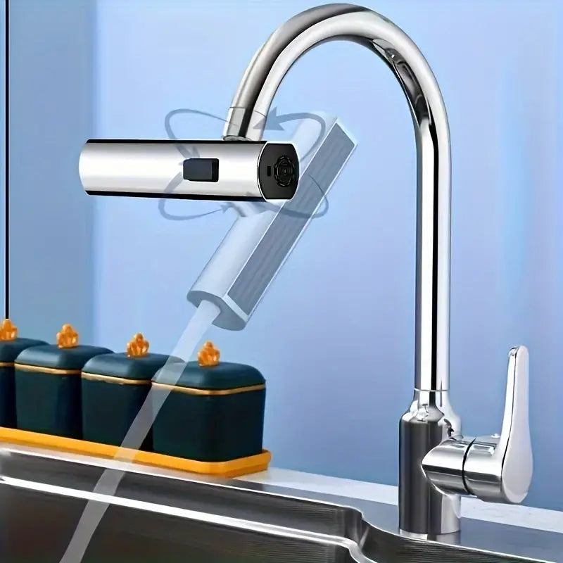 HydroFlex – Multifunctional Faucet Nozzle with 3 Modes and 720° Rotation