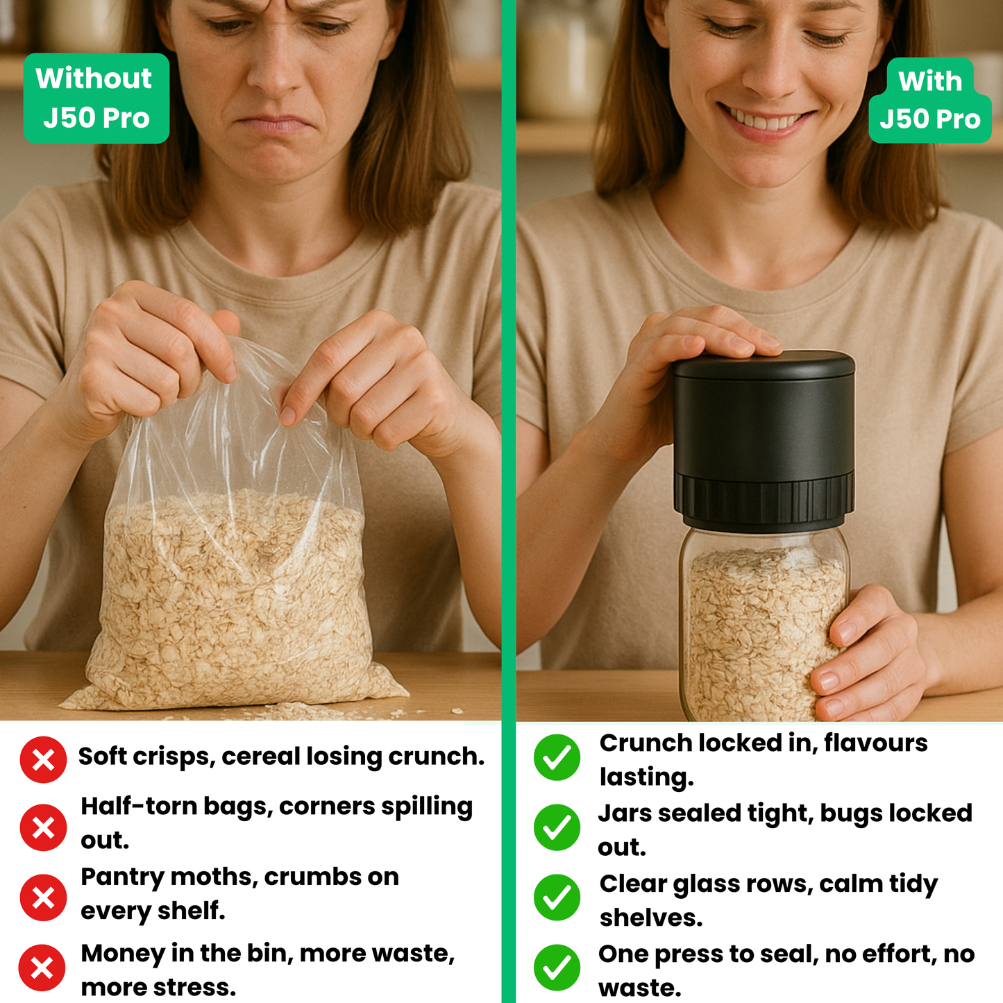 J50 PRO | Crisp Jar Sealer