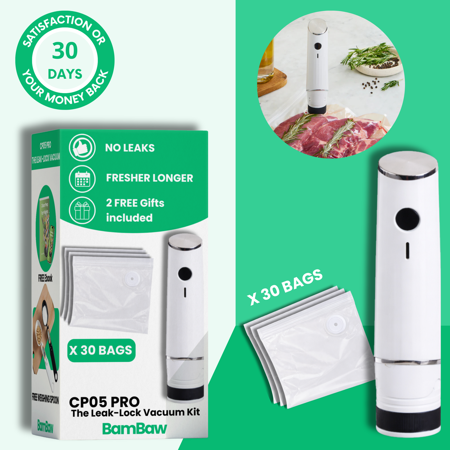 CP05 PRO | The Leak-Lock Vacuum Kit