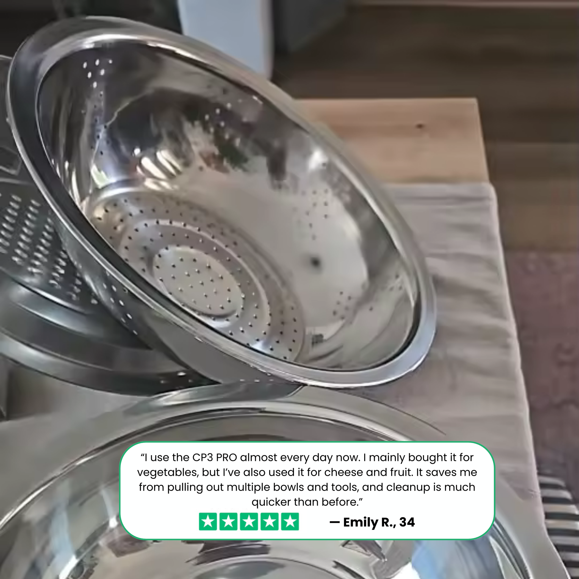 CP3 PRO components separated showing modular design