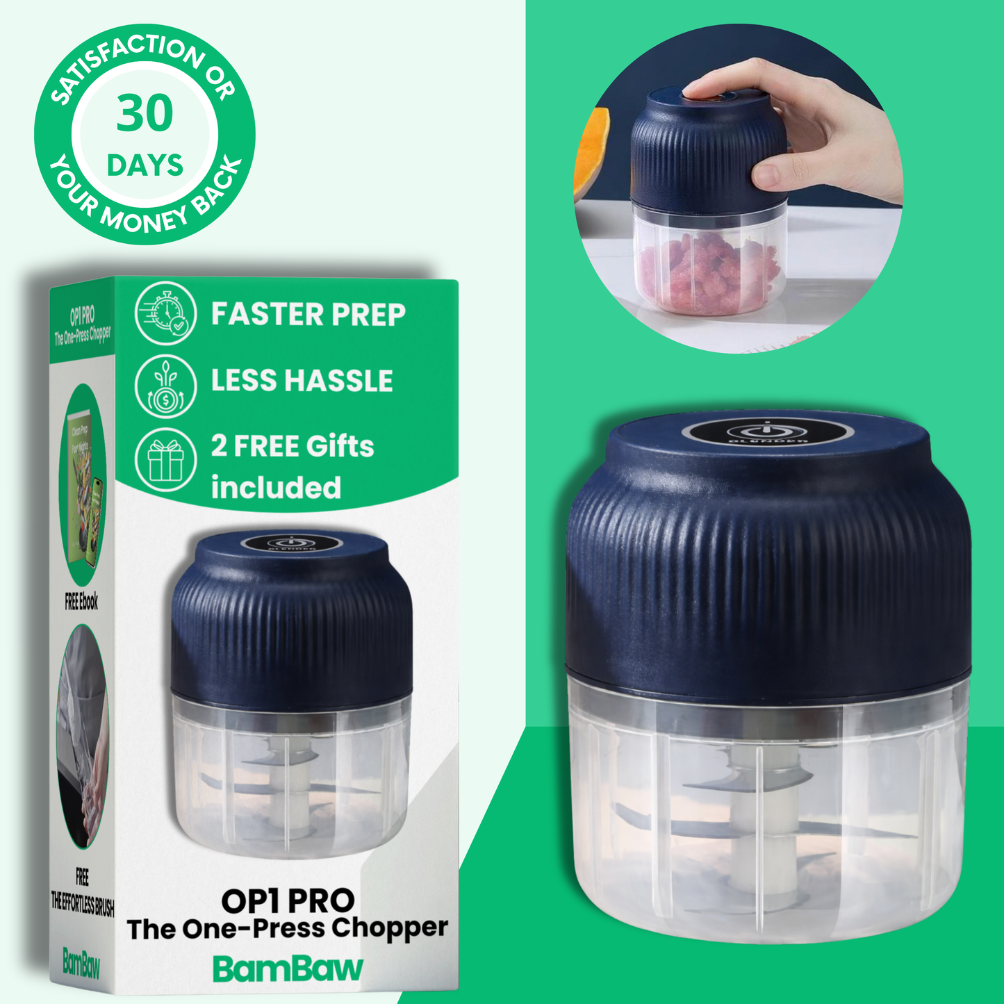 OP1 PRO | The One-Press Chopper