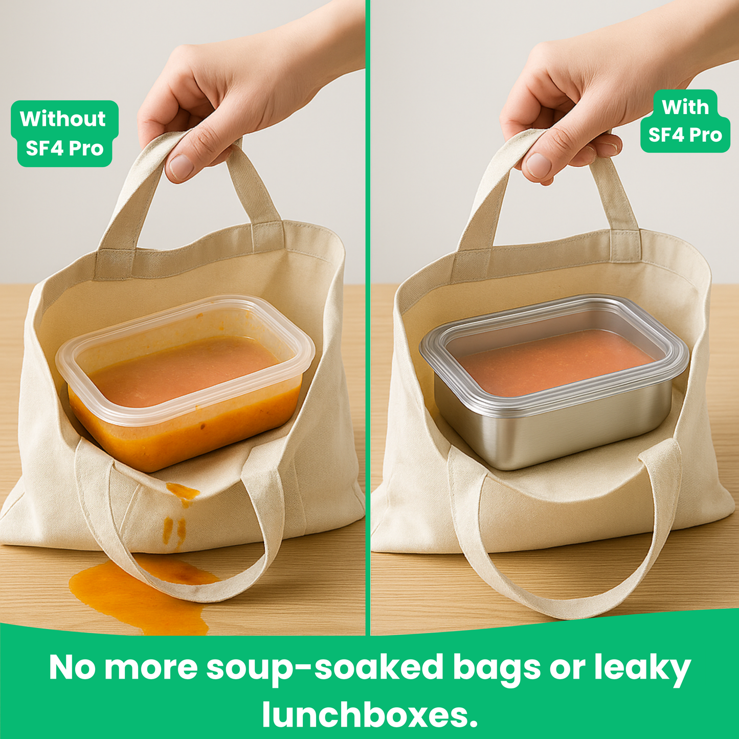 SF4 PRO | Leak-Proof Steel Set of 3