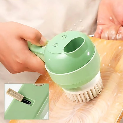 Cordless 4-in-1 Electric Food Chopper – For Vegetables and Meat