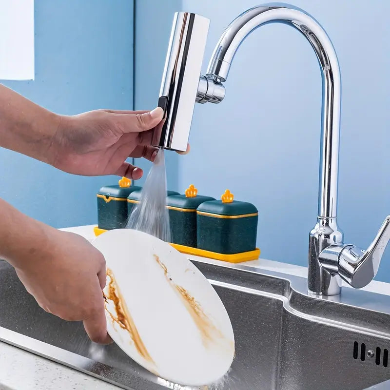 HydroFlex – Multifunctional Faucet Nozzle with 3 Modes and 720° Rotation