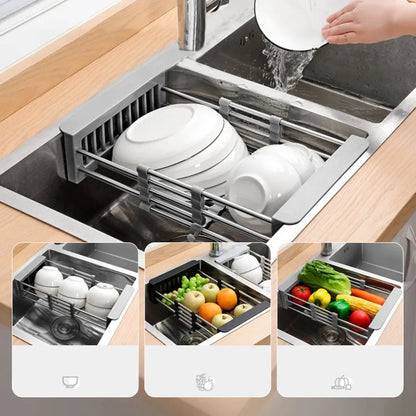 Expandable Sink Drain Basket