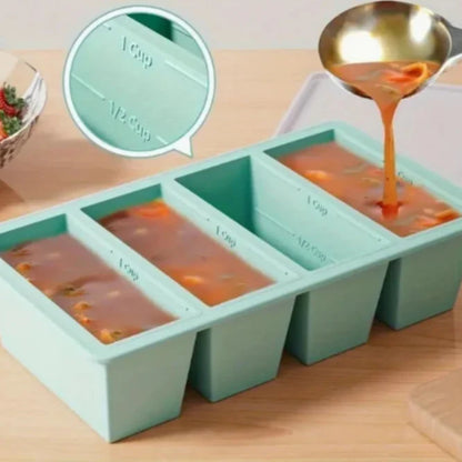 Silicone Freezer Tray for Food Storage