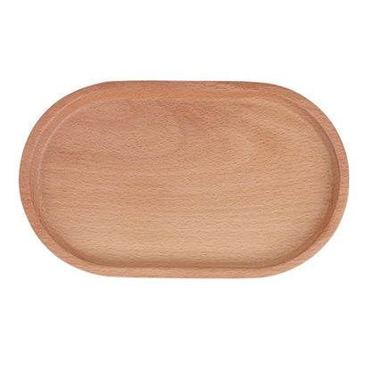 Oval Elegance – Wooden Serving Plate